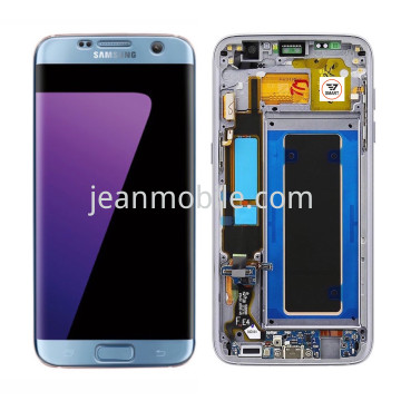 Samsung S7 Edge G935F Service Pack Display Blau