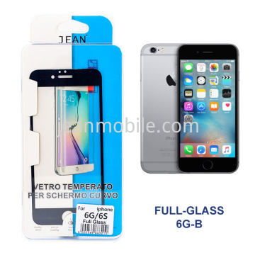 IP-03 iPhone 6G, iPhone 6S Full Coverage Tempered Glass Schwarz