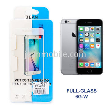 IP-03 iPhone 6G, iPhone 6S Full Coverage Tempered Glass Weiß