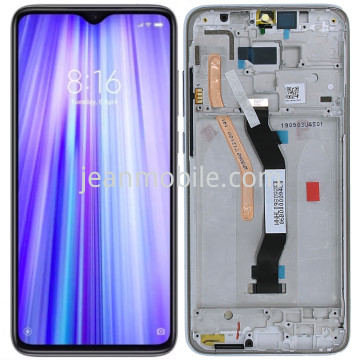 XIAOMI Redmi Note 8 Pro Lcd+Touch+Frame Bianco