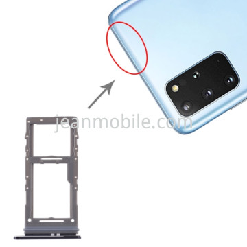 Samsung S20 Plus/S20 Ultra SIM Card Tray Schwarz