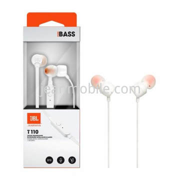 JBL Tune 110 Auricolare Bianco