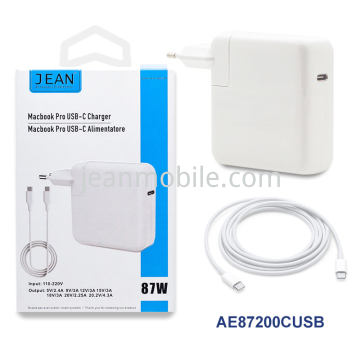 Macbook Pro USB-C Alimentatore 87W Bianco Blister