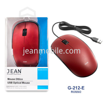 USB Optical Mouse G-212 Rot Blister