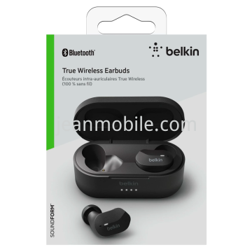 BelKin True Wireless EarBuds AUC001BTKB Nero