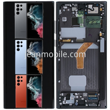 Samsung Galaxy S22 Ultra S908 Service Pack Display Grigio Grafite