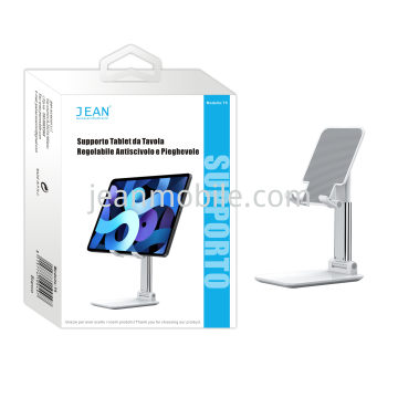 Adjustable Non-Slip and Foldable Table Tablet Stand T5 Weiß