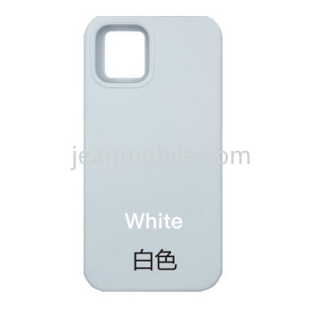 Compatibile iPhone 15 Pro Silicone Case Bianco