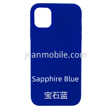 Compatibile iPhone 15 Plus Silicone Case Sapphire Blue