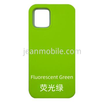 Compatibile iPhone 13/14 Silicone Case Fluorescent Green