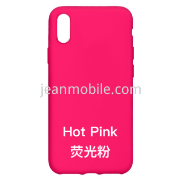 Compatibile iPhone 7, 8, SE 2020 Silicone Case Fluorescent Pink