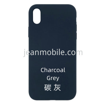 Compatibile iPhone Xs Silicone Case Carbon Black