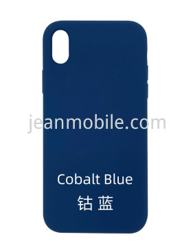 Compatibile iPhone Xs  硅胶保护壳 钴蓝色