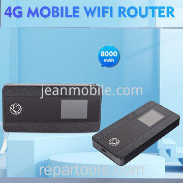 modem Router wifi portatile con scheda SIM segnale 4G (con funzione power bank 8000mAh) ENC21EU Nero