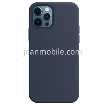 iPhone 12, iPhone 12 Pro Silicone Case Blu Notte