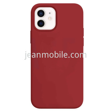 iPhone 12, iPhone 12 Pro Silicone Case Rose red