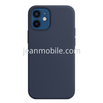 iPhone 12 Mini Silicone Case Blu Notte