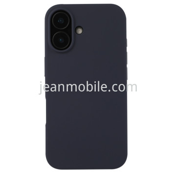 Compatibile iPhone 16 Silicone Case Blu Notte