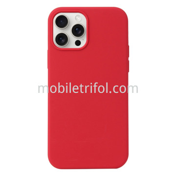 Compatibile iPhone 16 Pro Max 硅胶保护壳 红色