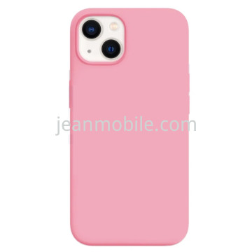 iPhone 13, iPhone 14 硅胶保护壳 粉色