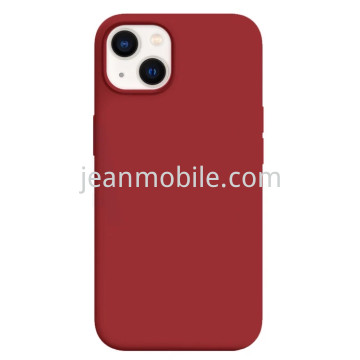 iPhone 13, iPhone 14 Silicone Case Rose red