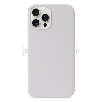 Compatibile iPhone 15 Silicone Case Bianco