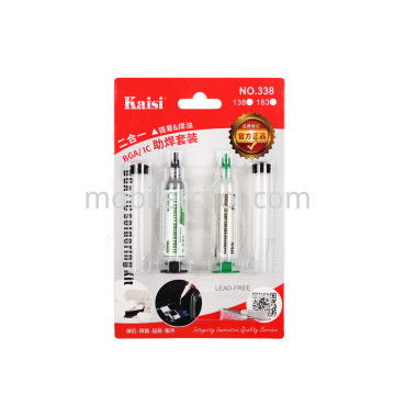 Kaisi 焊锡套装 含 338 助焊剂和 183 度焊膏 散装