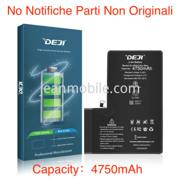 iPhone 13 Pro Max DEJI Compatible Battery 4750mAh (No Notifications of No-Original Parts) Blister