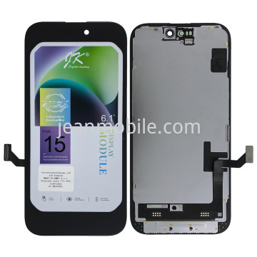 iPhone 15 JK Incell Lcd+Touch (Serie in ghisa) Nero