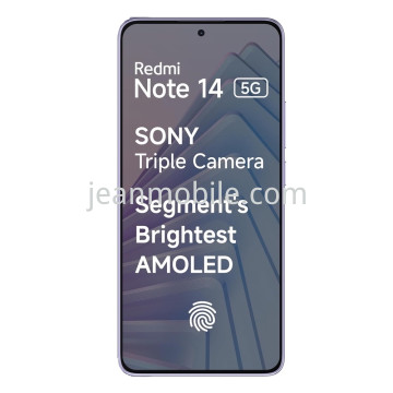 Redmi Note 14 5G Compatible TFT Lcd+Touch+Frame Purple