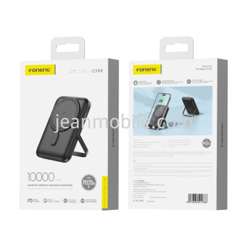 Foneng 10000mAh Magnetic Wireless Power Bank 15W  CX101 Nero