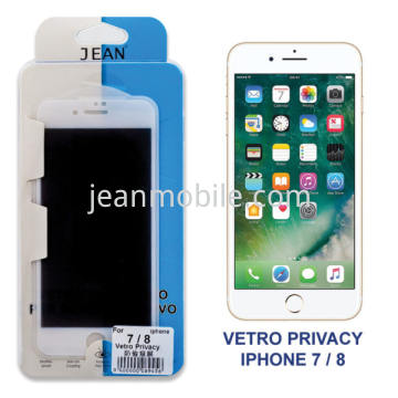 iPhone 7 iPhone 8 iPhone SE 2020 iPhone SE 2022 Vetro Temperato Privacy Bianco
