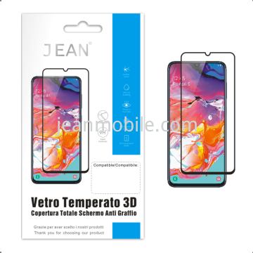 Samsung A23 5G A236 Vetro Temperato Completa Bordo Nero Compatibile Blister