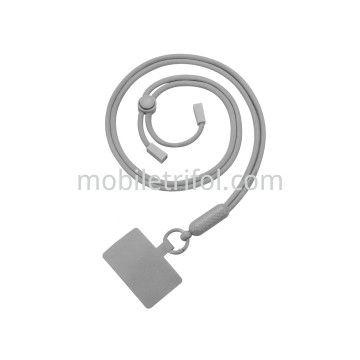 FAIRPLAY Phone strap 120cm FLORA Grigio