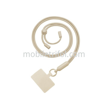 FAIRPLAY Phone strap 120cm FLORA Alba Beige